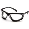 Pyramex Proximity Clear H2MAX Anti-Fog Lens Black Frame SB9310STM