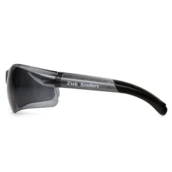 Pyramex ZTEK Gray +2.5 Reader Lens with Gray Temples S2520R25