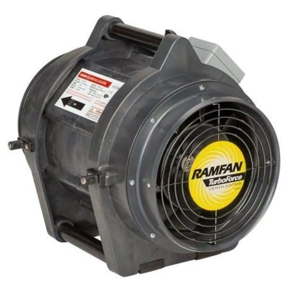 RamFan UB20XX 8" Blower/Exhaust (Axial Explosion Proof) No Duct 980 CFM EF7002