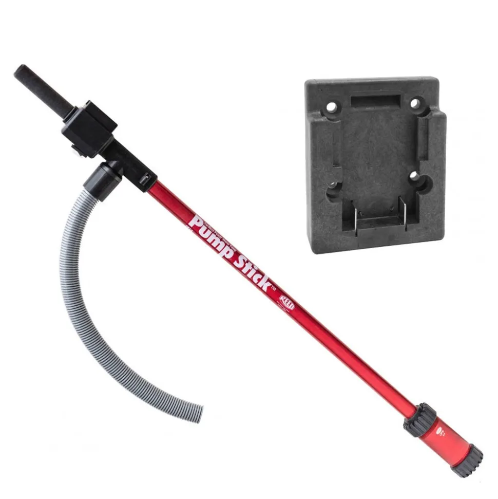 Reed + DeWalt 20V Pump Stick Water Transfer & DeWalt Battery Adapter Plate 08140 & 98140