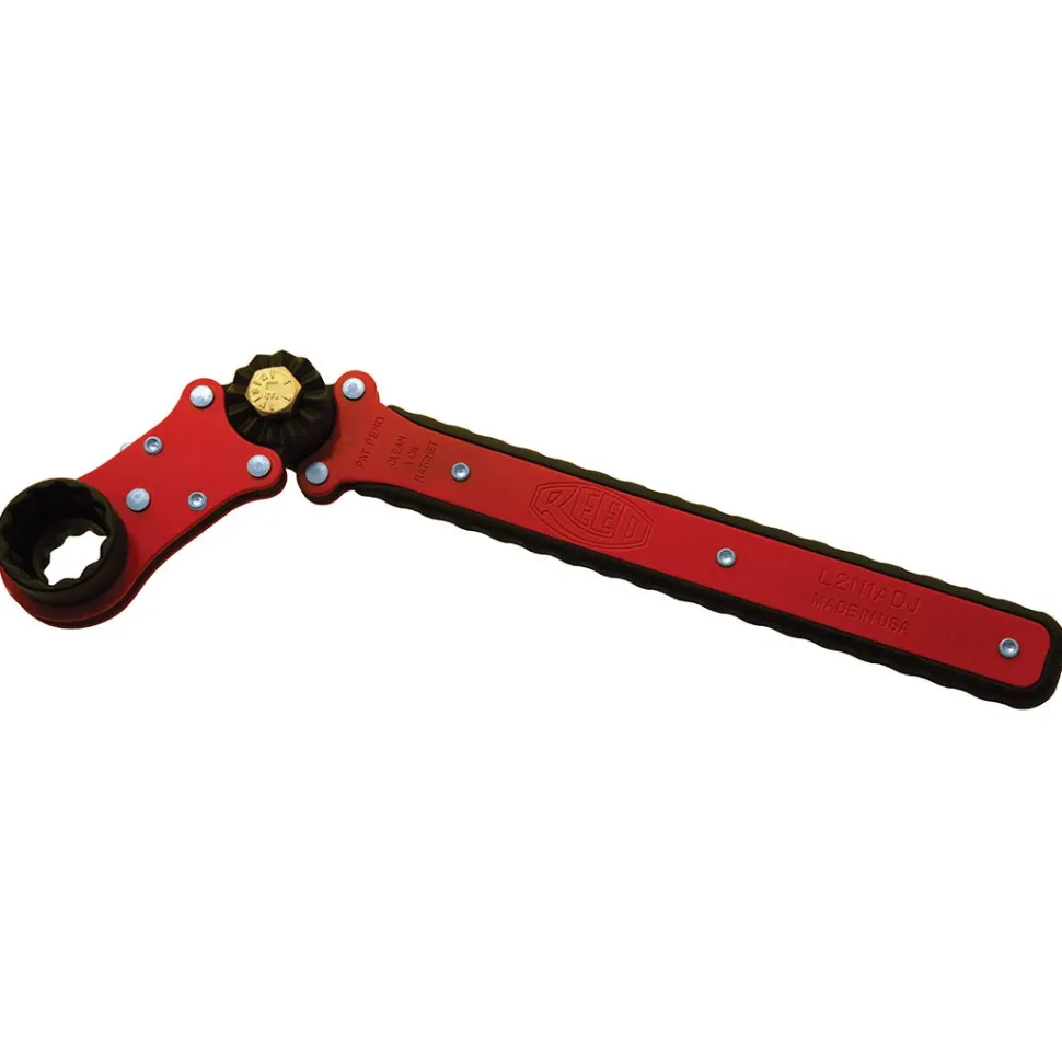 Reed L2N1ADJ Thru-Bolt 2-in-1 Dual Socket Adjustable Ratchet Wrench 02695