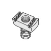 1/2"-13 Regular Spring Channel Nut. 3/8" Thick. Z/P. 100/Box