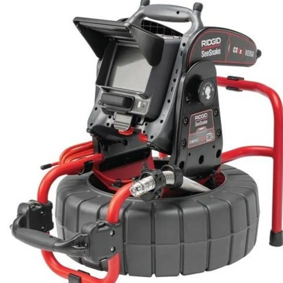 Ridgid C40 SeeSnake CS6x Versa Monitor Compact Self-Leveling 131' Flexible Cable 63823