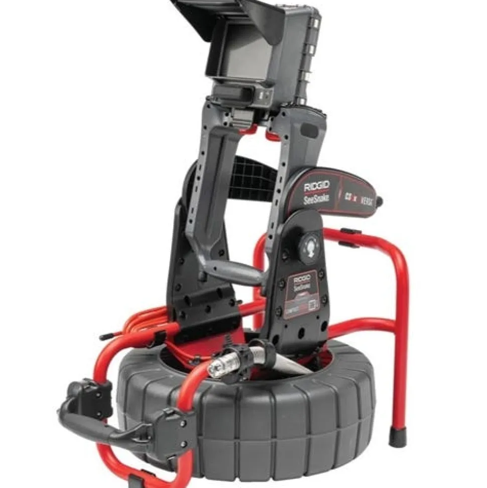 Ridgid C40 SeeSnake CS6x Versa Monitor Compact Self-Leveling 131' Flexible Cable 63823