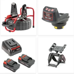 RIDGID M40 SeeSnake CSx Via Compact Self-Leveling Camera 131' Stiff Cable Battery Kit 63668 + 66528