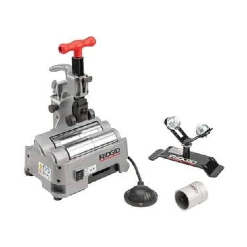 Ridgid PTC-400 1/2" -4" Power Tubing Cutting Machine For Steel & Aluminum w/ PC-116 TS Tube Stand 70418