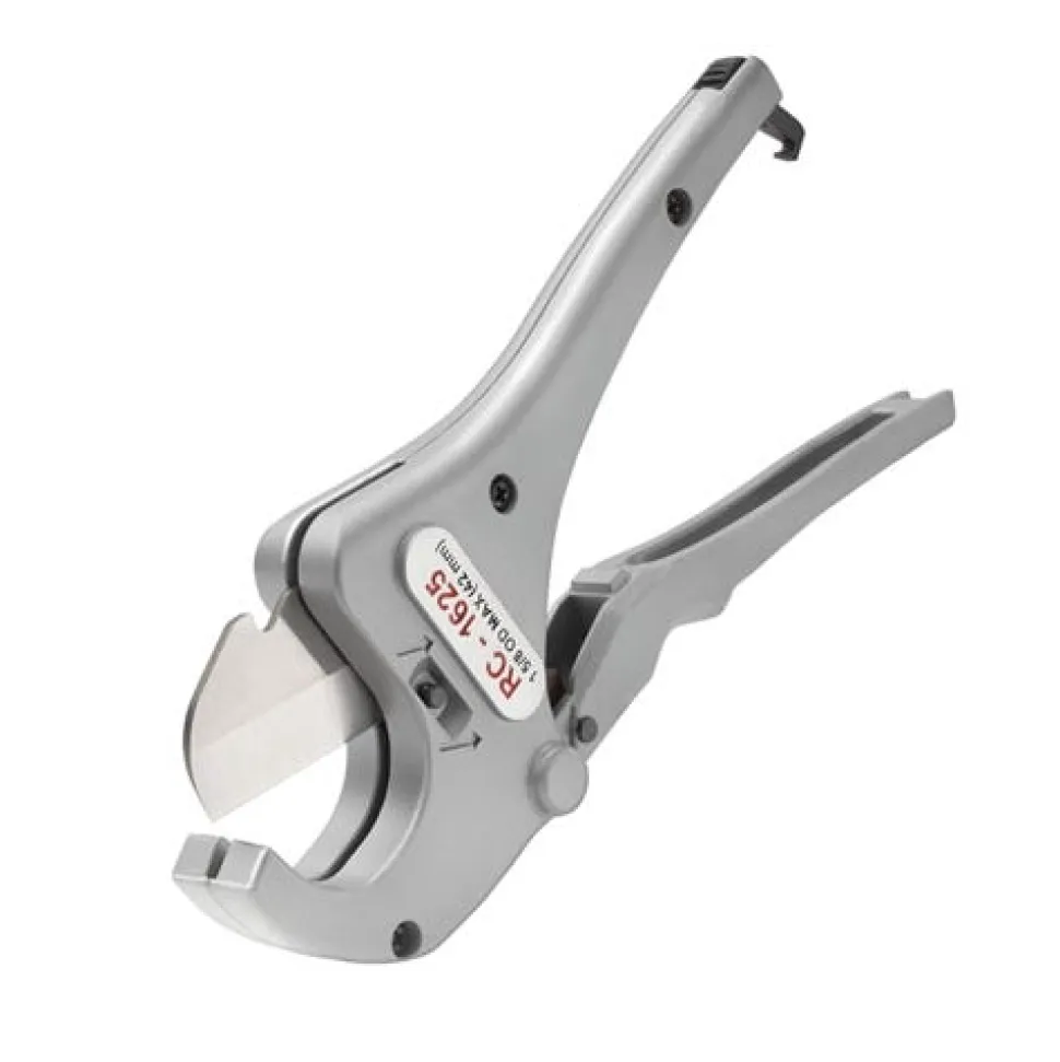 RIDGID RC-1625 PVC / PEX 1-5/8" Ratcheting Pipe & Tubing Cutter 23498