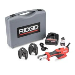 RIDGID RP 115 Mini Press Tool Battery Kit w/ ProPress Jaws (1/2"-3/4") 72553