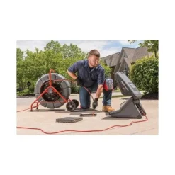 RIDGID SeeSnake Camera CS6x VERSA Monitor 200' HDR TruSense Self-Leveling Reel Battery Kit 63603 + 64968