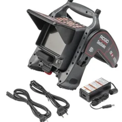 RIDGID SeeSnake Camera CS6x VERSA Monitor 200' HDR TruSense Self-Leveling Reel Battery Kit 63603 + 64968