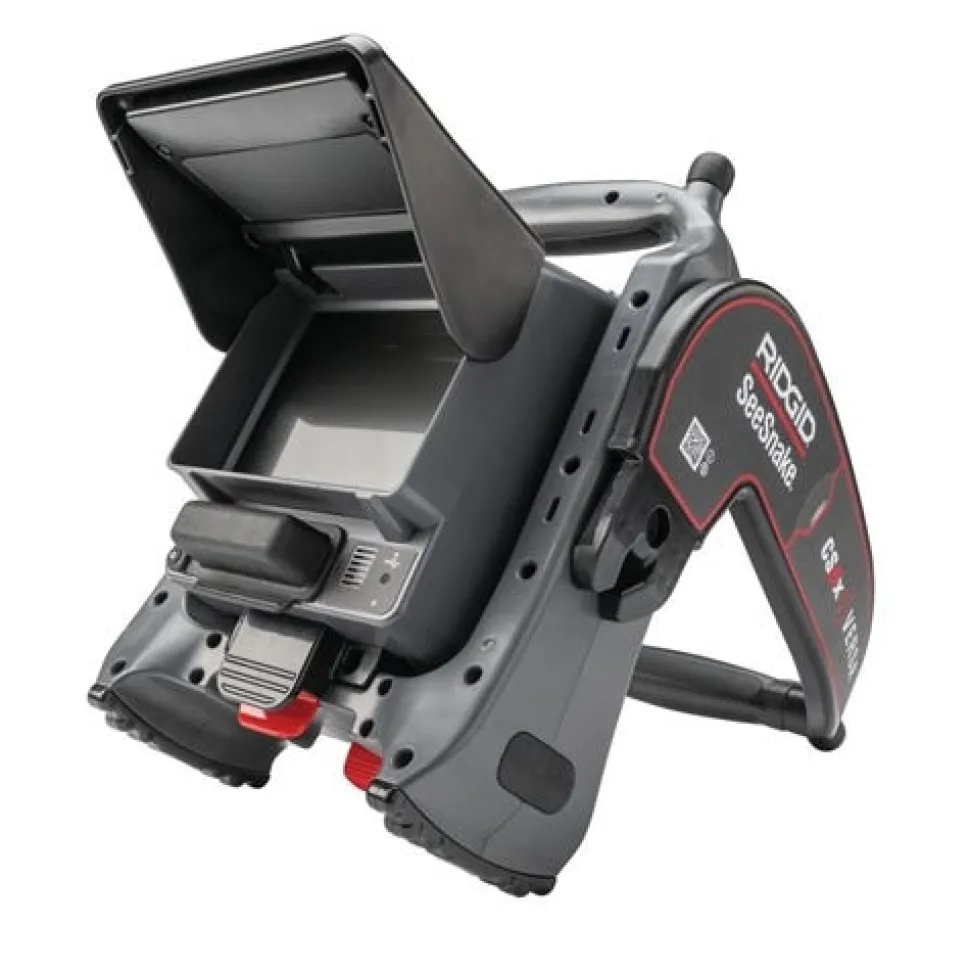 RIDGID SeeSnake Camera CS6x VERSA Monitor 200' HDR TruSense Self-Leveling Reel Battery Kit 63603 + 64968