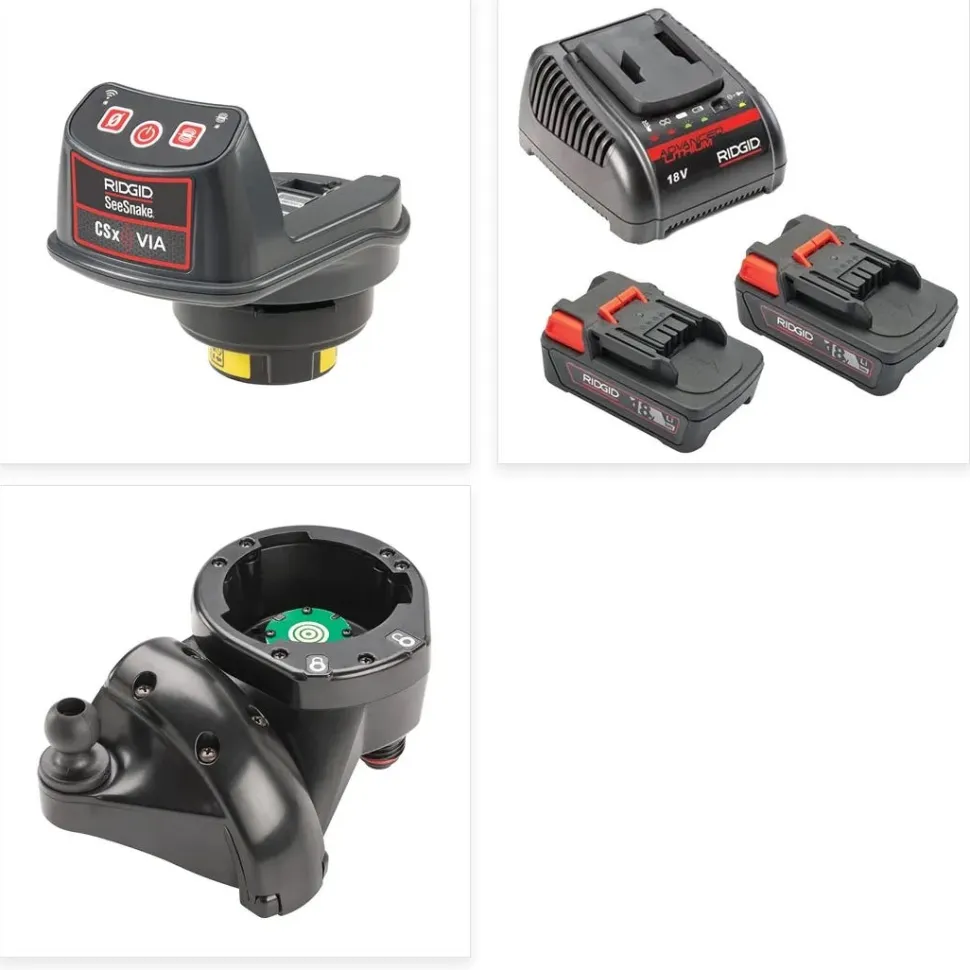 RIDGID SeeSnake CSx Via Tablet as Monitor Adapter with Standard & Mini Mount Kit 70128
