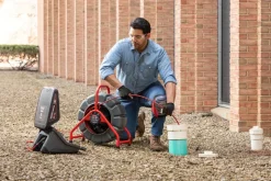 RIDGID SeeSnake Mini Pro 200' TruSense Digital Self-Leveling Color Camera Reel 76883
