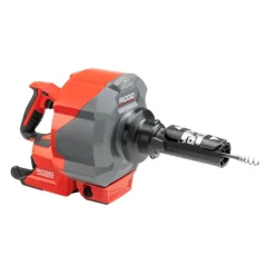 RIDGID Tools K-46 Cordless SinkSnake Deluxe Kit with 5/16" x 25' Cable, 3/8" x 35' Cable, T-250 Tool Set, Carrying Case, 18V 2.5Ah Battery & Charger 78058
