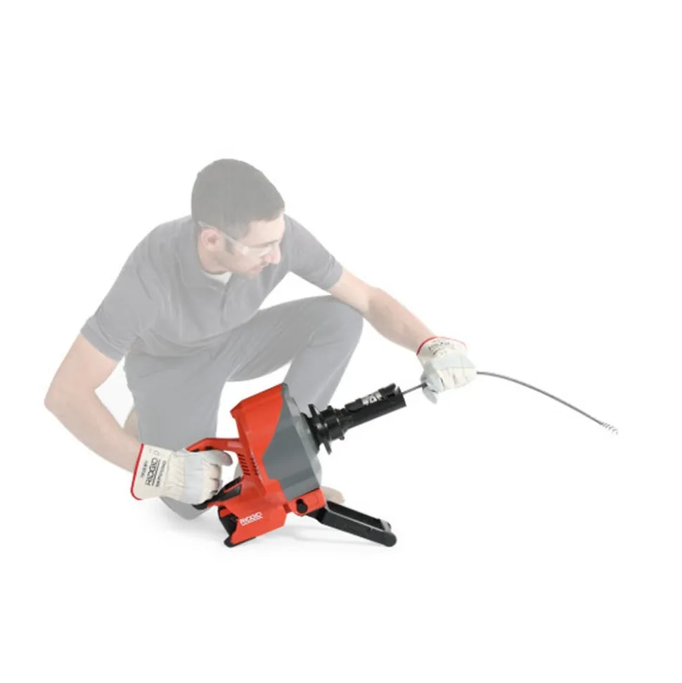 RIDGID Tools K-46 Cordless SinkSnake with 5/16" x 25' IC Cable, 18V 2.5Ah Battery & Charger 78053