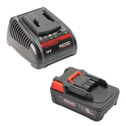 RIDGID 18V 2.5 Ah Li-Ion Battery & Charger Set 66003