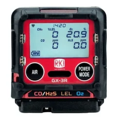 RKI Instruments GX-3R Confined Space 4 Gas Personal Gas Detector Kit 72-RA-C-56