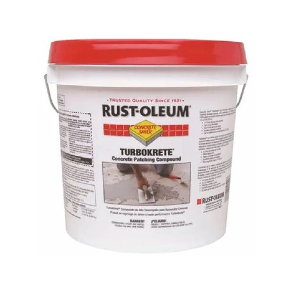 Rust-Oleum Concrete Saver 55 Pound Gray Pourable Concrete Patching Compound Kit 291070