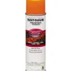 Rust-Oleum M1400 Construction Marking Paint Fluorescent Orange 264697