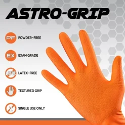 SAS Safety Astro-Grip Powder-Free Nitrile Exam Grade Disposable Gloves SAS6647
