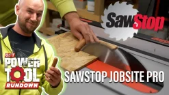 SawStop Jobsite 10" Table Saw Pro 1.5HP Motor with Cart JSS-120A60