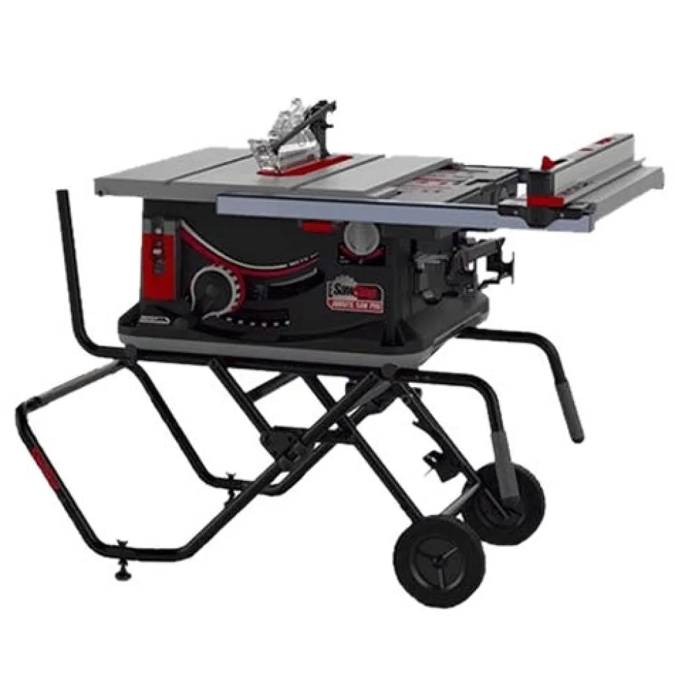 SawStop Jobsite 10" Table Saw Pro 1.5HP Motor with Cart JSS-120A60