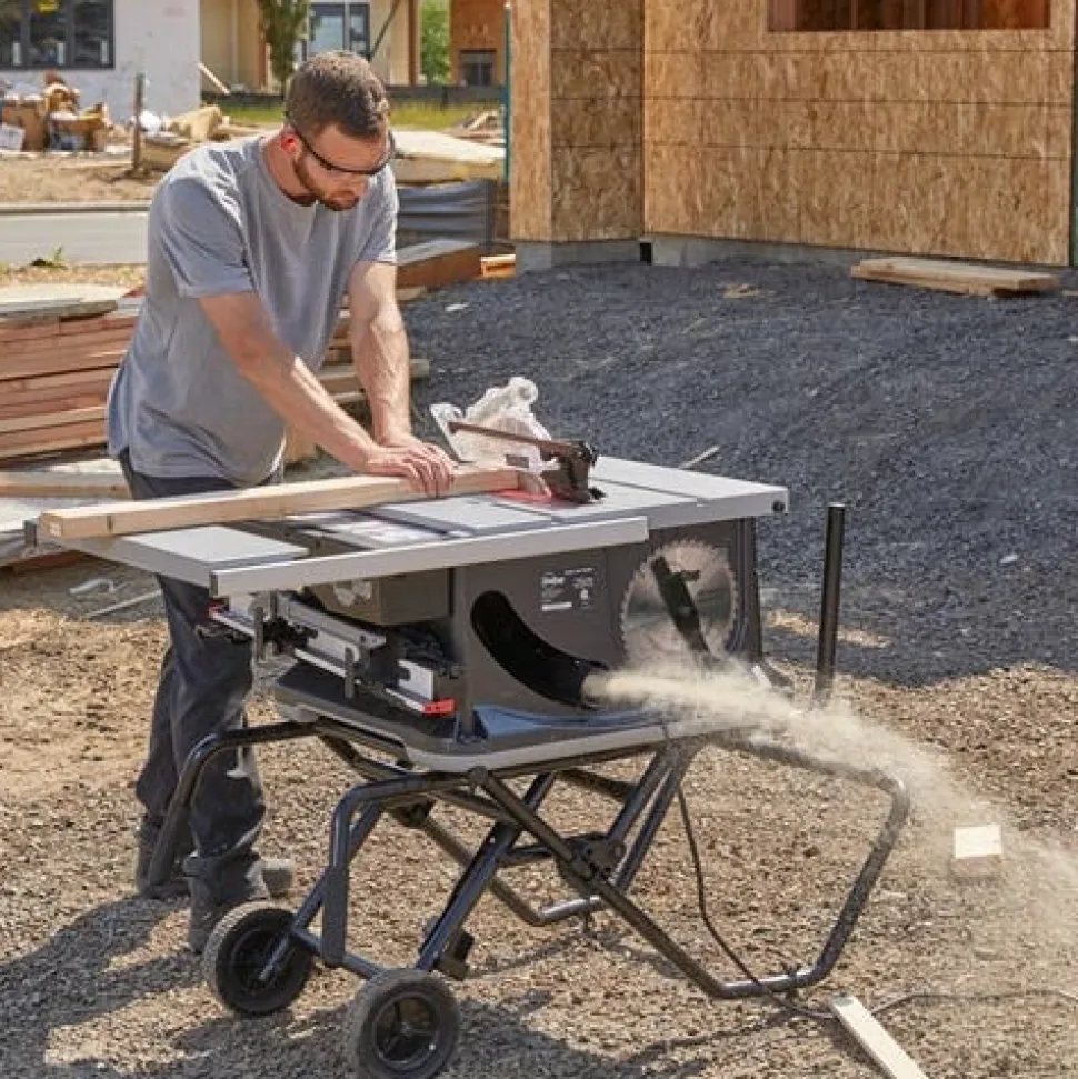 SawStop Jobsite 10" Table Saw Pro 1.5HP Motor with Cart JSS-120A60