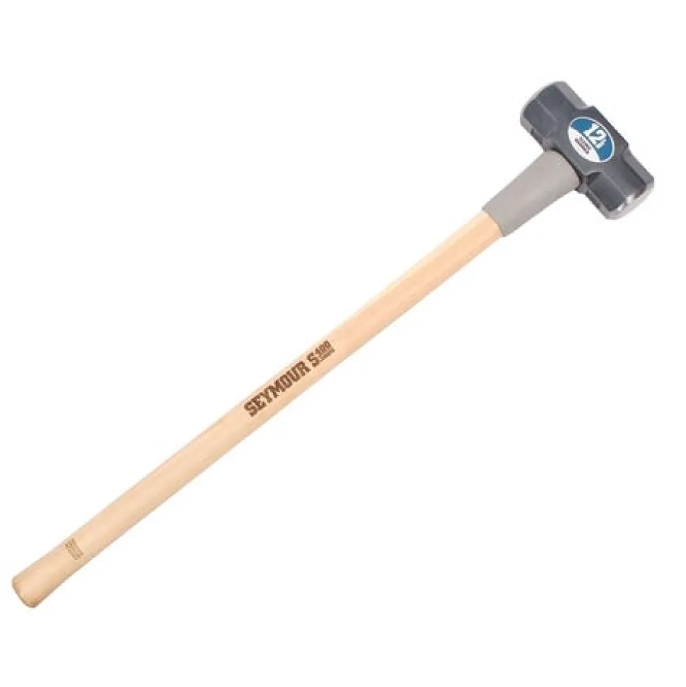 Seymour 12 lb Sledge Hammer 36" American Hickory Handle S400 Jobsite 41859