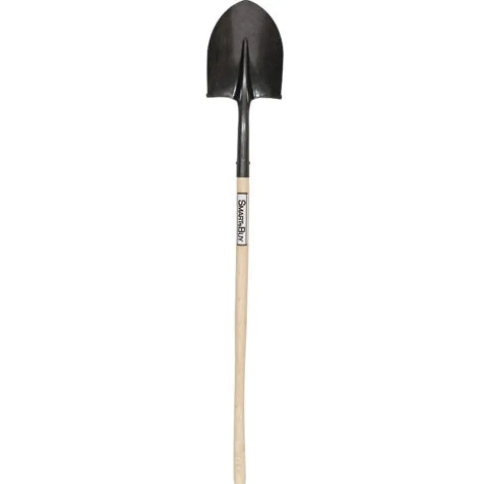 Seymour Round Point Shovel S200 Smart Buy 16 Gauge 42" Hardwood Handle 49830