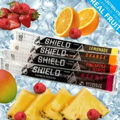 SHIELD Electrolyte Hydration Freeze Pops - Mixed Flavors - Box of 36 - 02-04-01-36-MX
