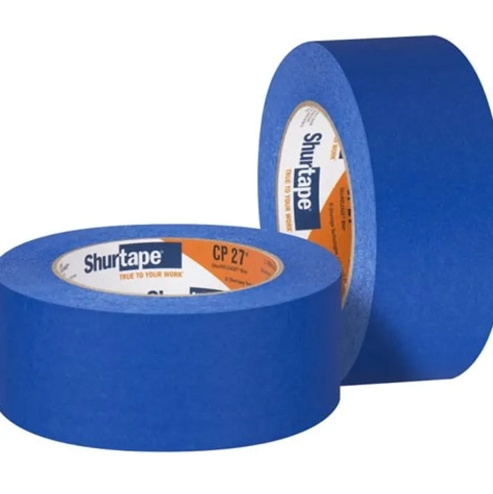 Shurtape CP 27 Blue Painter's Tape Premium 14-Day ShurRELEASE (1" x 60 yds) 202872