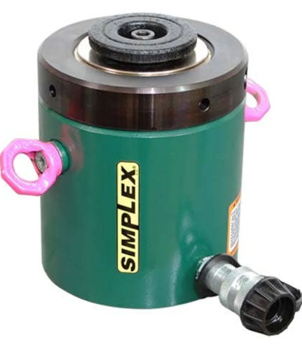 Simplex 100 Ton Single Acting L/Nut Load Ret. 2" Stroke Cylinder RLN1002