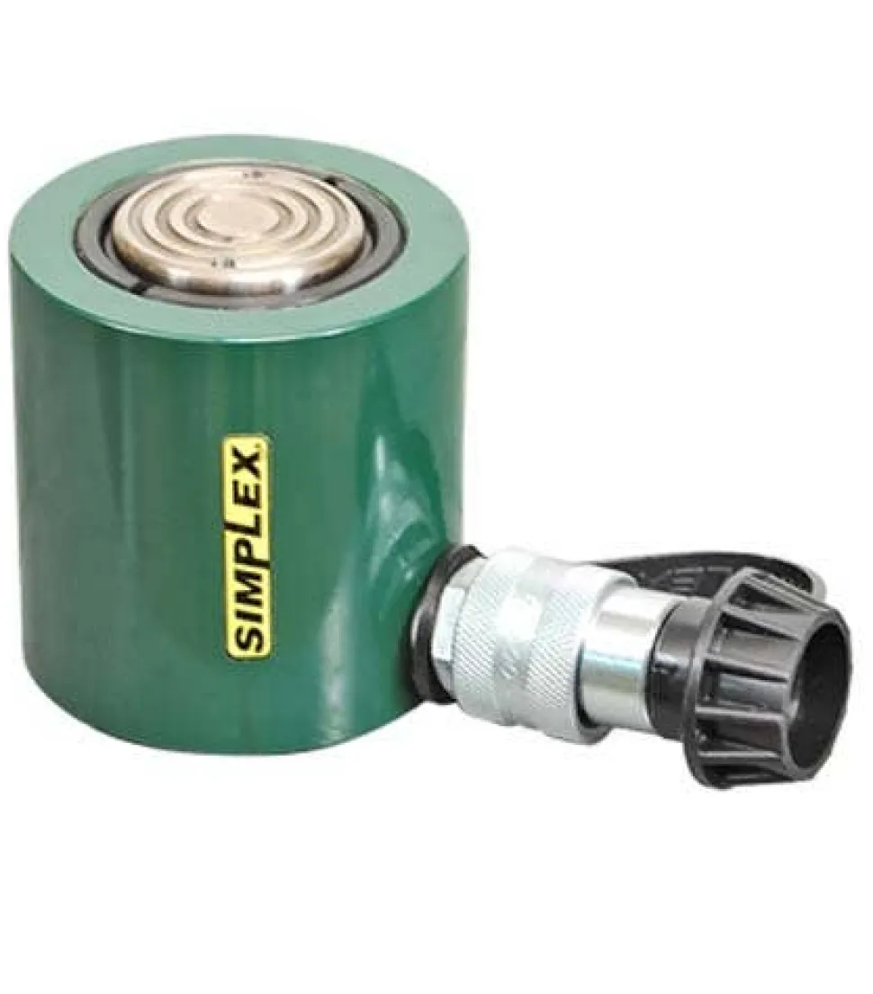 Simplex 20 Ton Single Acting Low Prof. Spr. Ret. 1.34" Stroke Cylinder RLS201