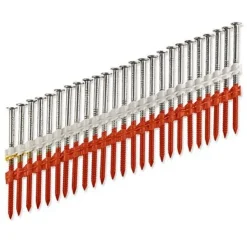 Simpson Stainless 20 degree-22 degree Plastic Full Round Head 3" 11-Gauge Ring-Shank Nail (Box of 4000) S11A300CNB