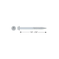 Simpson Strong Tie SD #10 x 2-1/2" Connector Screw 2000 ct. SD10212MB