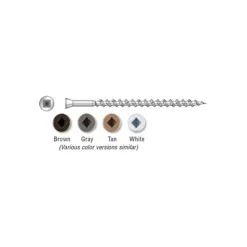 Simpson Strong Tie SSDTH #7 x 3" Trim Head Decking Screw 1000 ct. SSDTH3S
