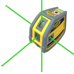 Spectra Precision 5-Point Green Beam Dot Laser Level Kit LP51G