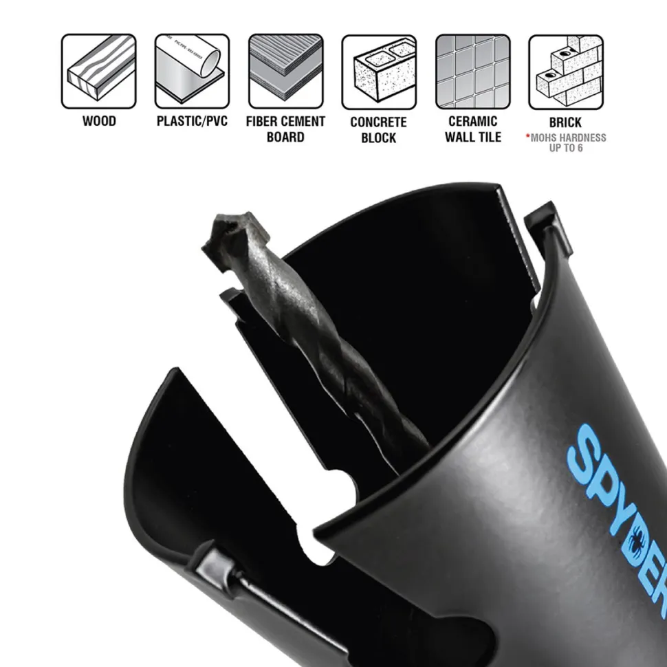 Spyder 2" Deep Cut Tungsten Carbide Tipped Hole Saw 600827