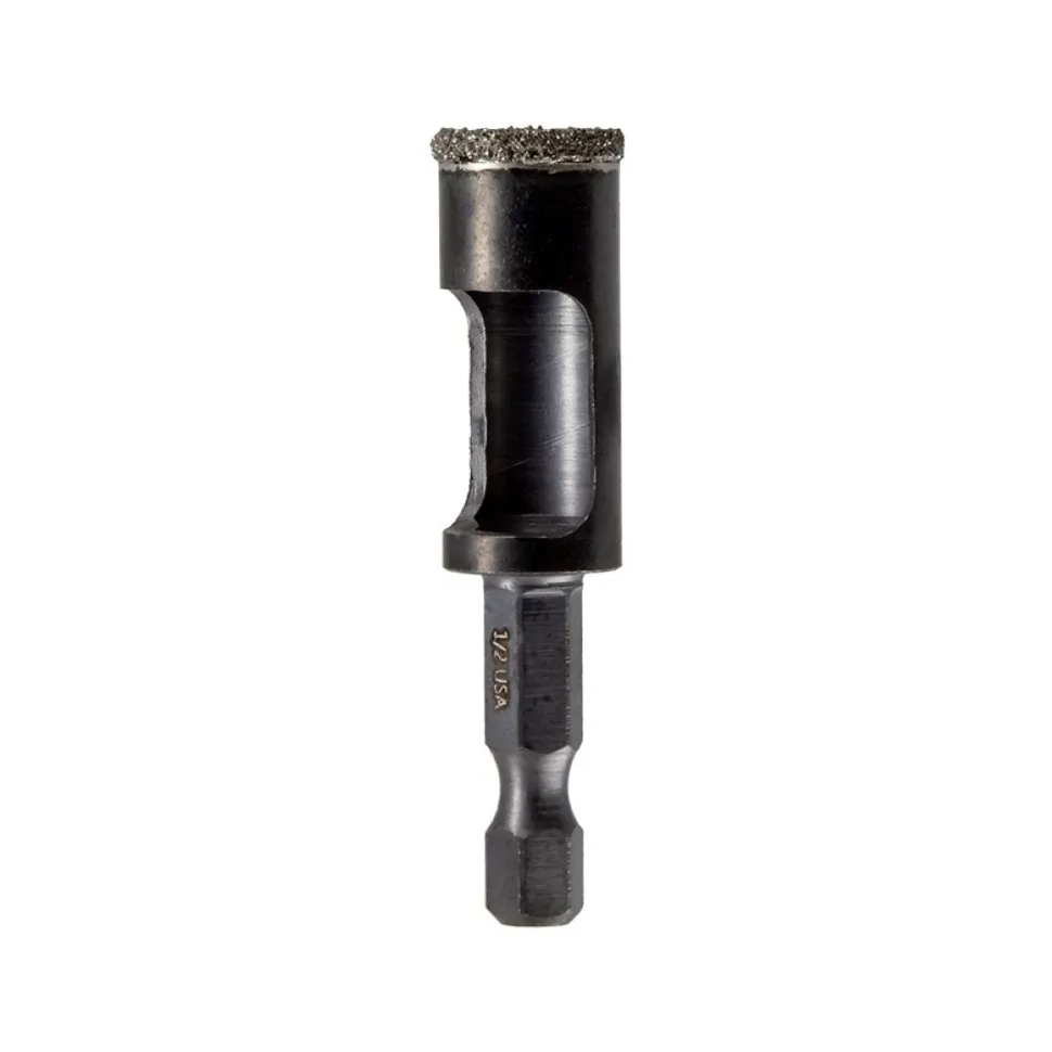 Spyder 1/2" Diamond Edge Arbored Hole Saw Bit 600850