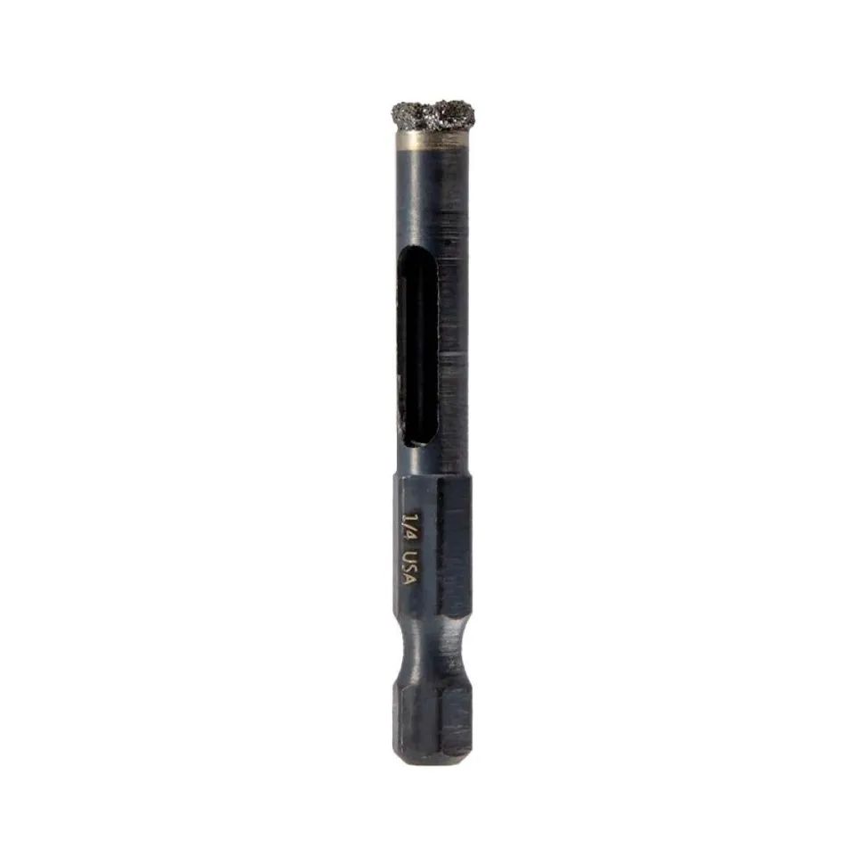 Spyder 1/4" Diamond Edge Arbored Hole Saw Bit 600847