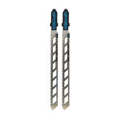 Spyder 2-Piece Skeleton 4" T-Shank High-Carbon Steel Jigsaw Clean Cut Blade Set 300022
