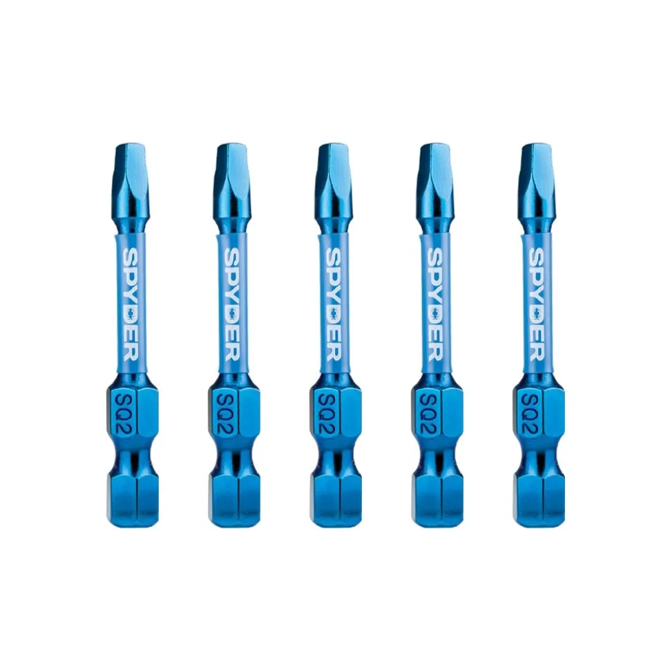 Spyder 2" SQ2 Impact Driver Bit (5-Pack) 19088