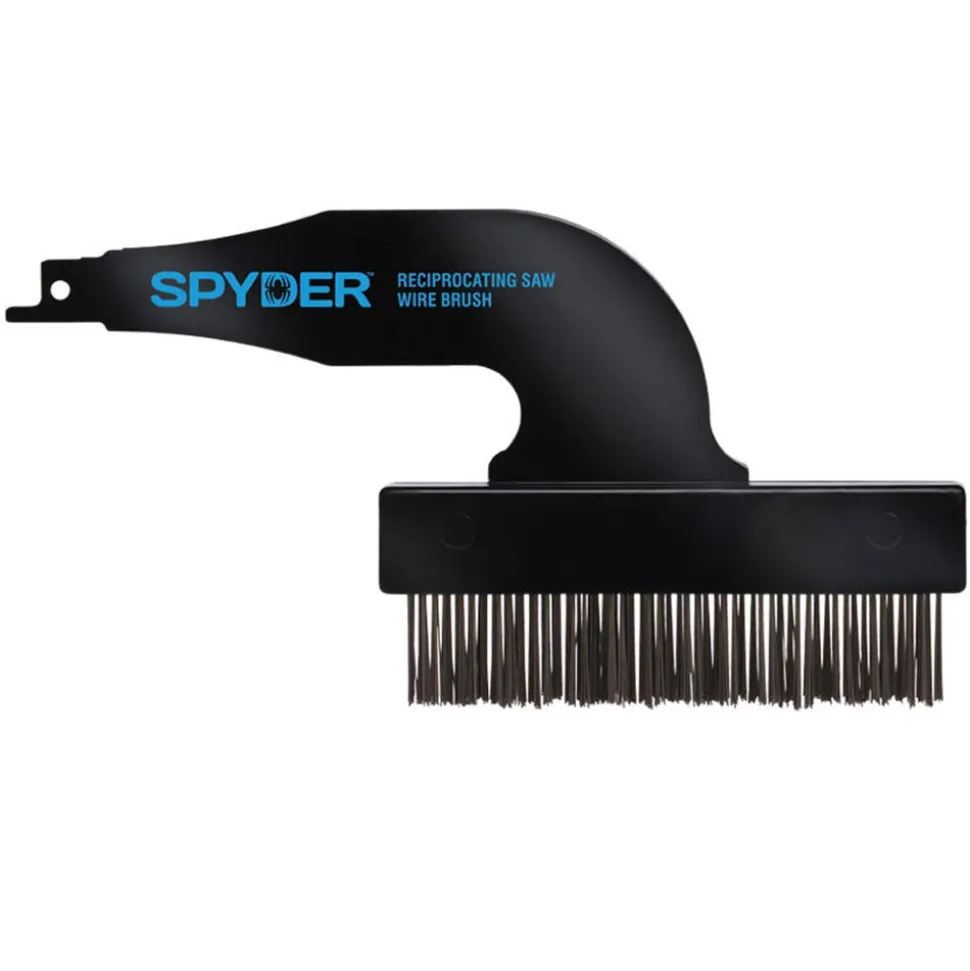 Spyder Steel Wire Brush Reciprocating Saw Blade Attachment 400005
