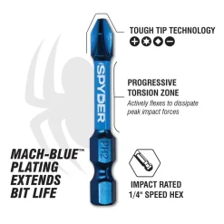 Spyder 6" T25 Impact Driver Bit 19062