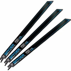 Spyder 12" 10/14-TPI Metal Cutting Reciprocating Saw Blades (3-Pack) 200307