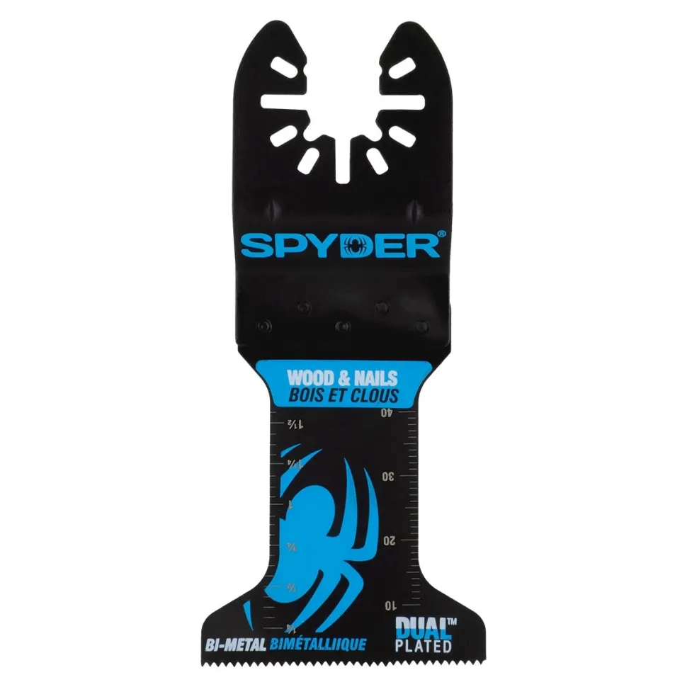 Spyder 1.75" x 2" Bi-Metal Wood And Nail Cutting Oscillating Tool Blade 70005