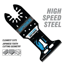 Spyder 1.75" x 2" HSS Clean Wood Cutting Oscillating Tool Blade 70008