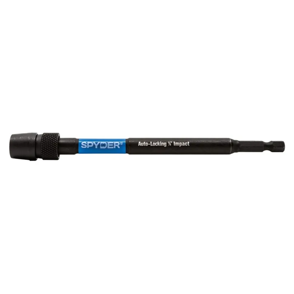 Spyder 6" 1/4" x 1/4" Locking Impact Bit Driver Holder 19082