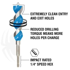 Spyder 1/2" x 16" Power Bit 15009