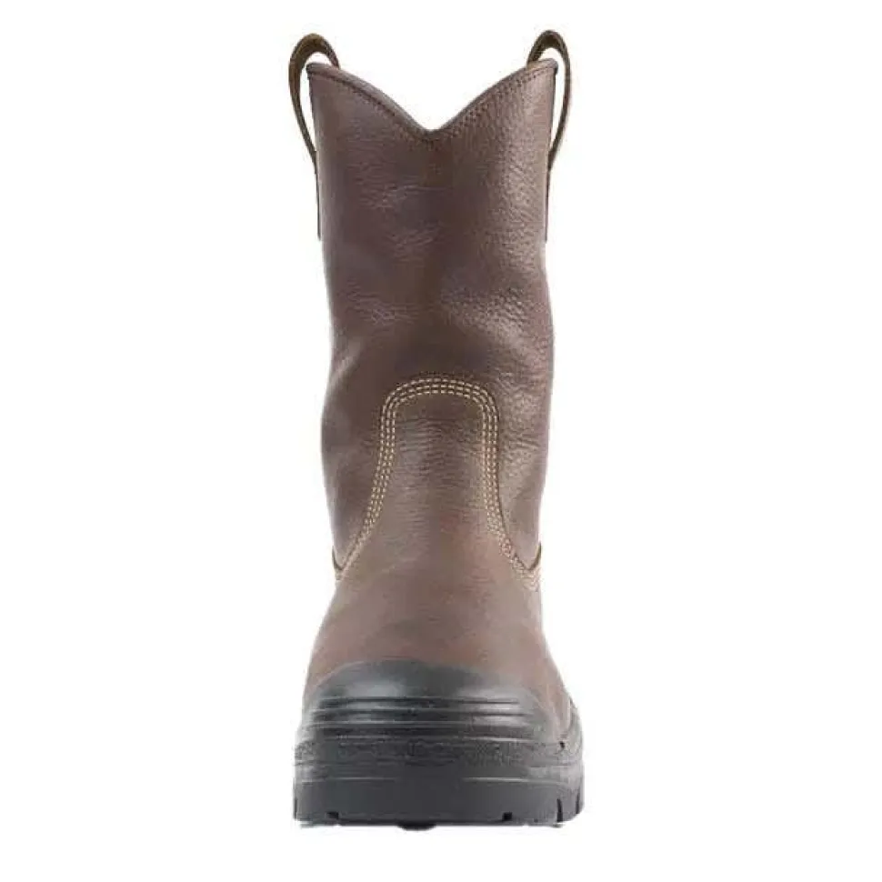 Steel Blue Work Boots Men's Heeler Met: Bump Cap Wellington Style Safety Boots Safety Toe - Oak 862905-OAK